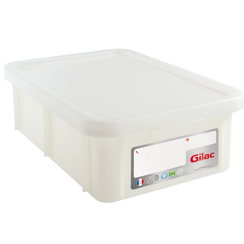 981056 - Bac alimentaire 25L+ couvercle -Blanc 600x400x190mm (1 X 1 unité )