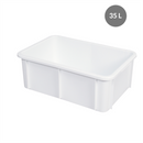 Bac plein alimentaire 35L - Blanc - 600x400 mm (1 X 1 unité ) - 981004