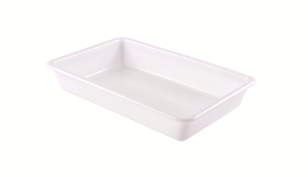 Bac plat blanc 3 L - Blanc - 347x230x70 mm ( 281008 ) (1 X 1 unité )