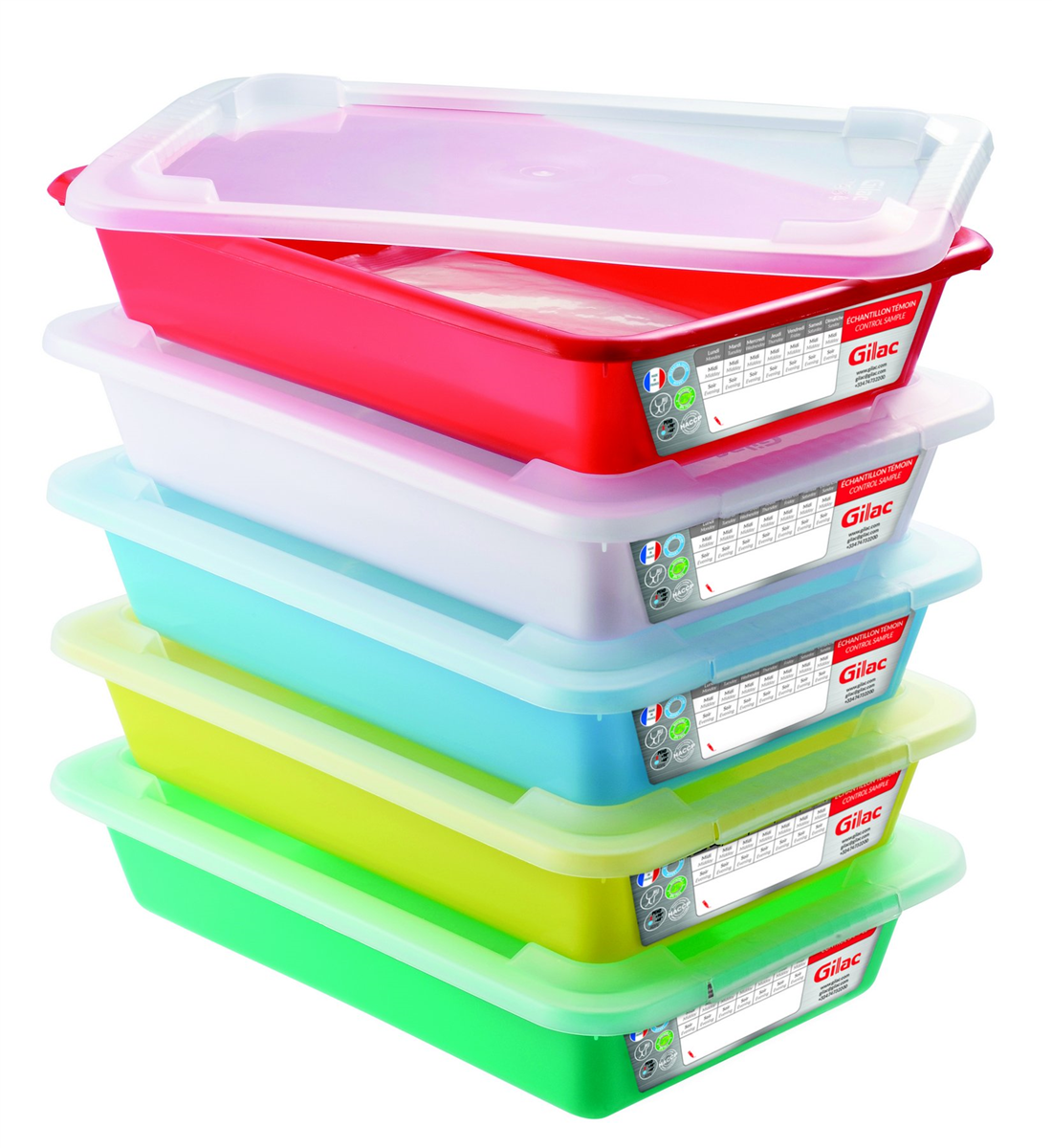 Bacs de prélèvement avec couvercle 3 L ( 981105 ) (1 X 1 unité )
