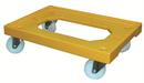 Socle rouleur 4 roues pivotantes Jaune 613x414x172mm (1 X 1 unité ) - 981106