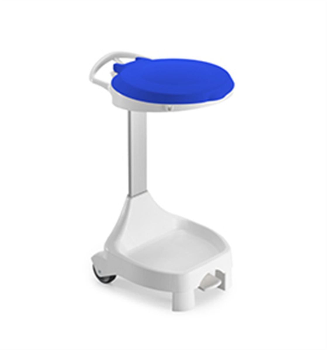 120 L Bag Holder with Pedal - Blue Lid (981201) (1 X 1 unit)