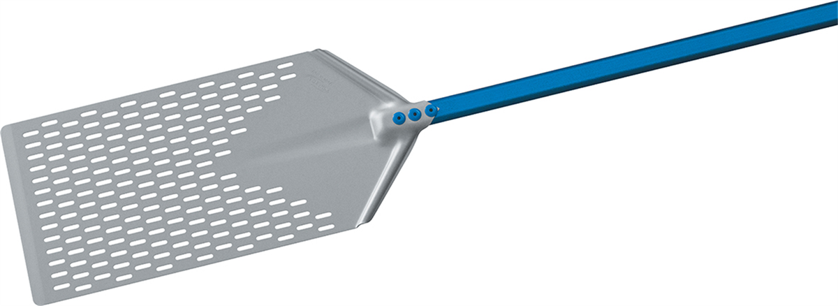 Rect. peel 23x40 cm - Perforated - Anodized aluminum (086953) (1 X 1 unit)
