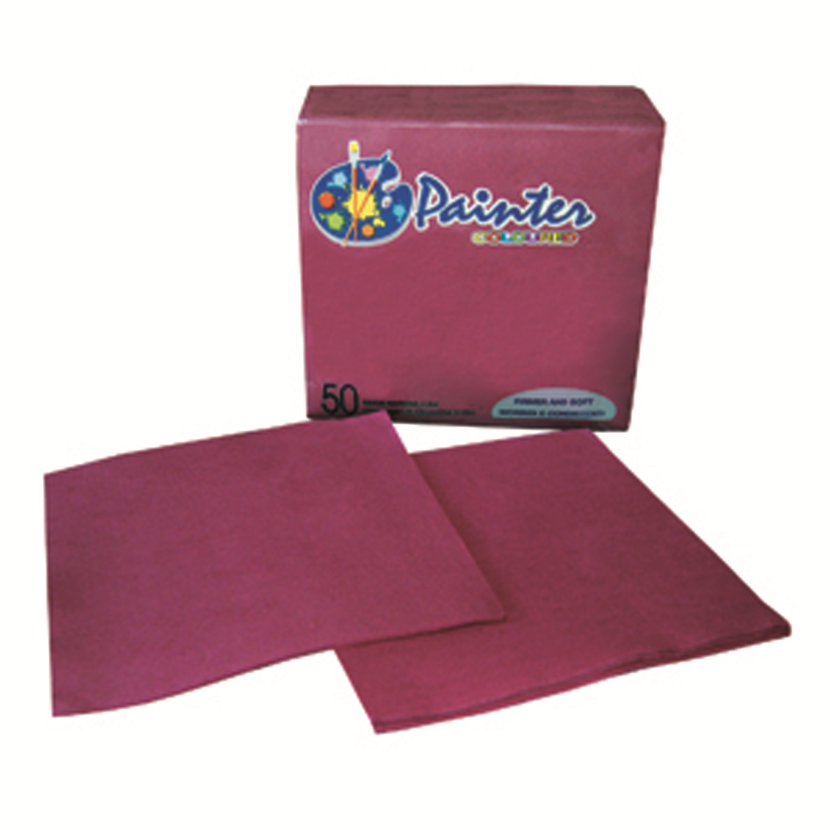 Napkin 38x38 cm - Wadding - Bordeaux - Samba ( 400005 ) (24 X 50 units )