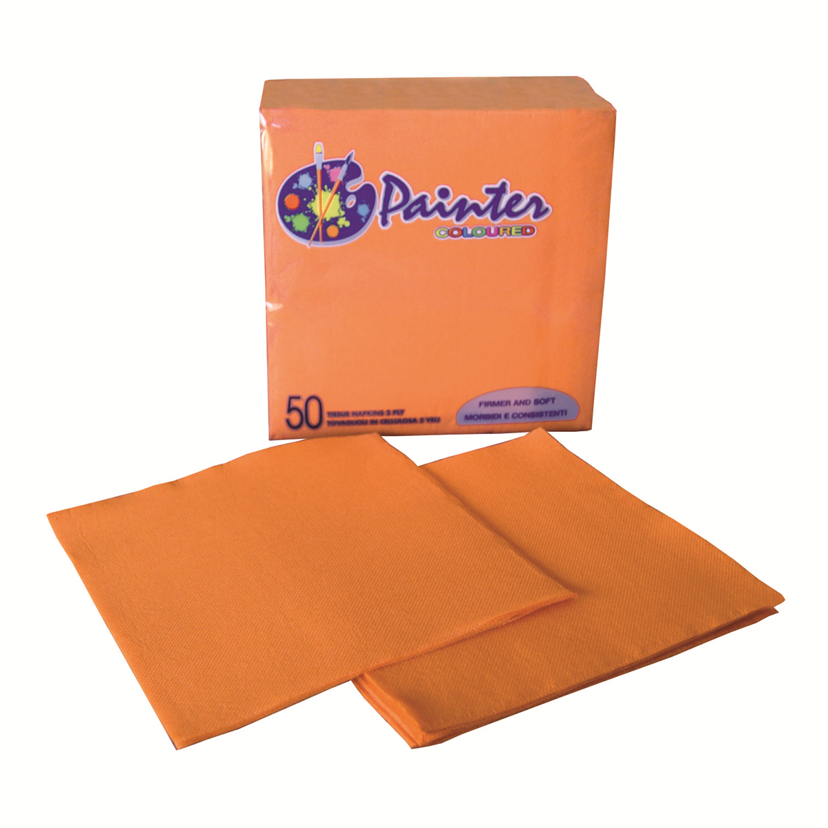 Napkin 38x38 cm - Wadding - Papaya - Samba ( 400012 ) (24 X 50 units )