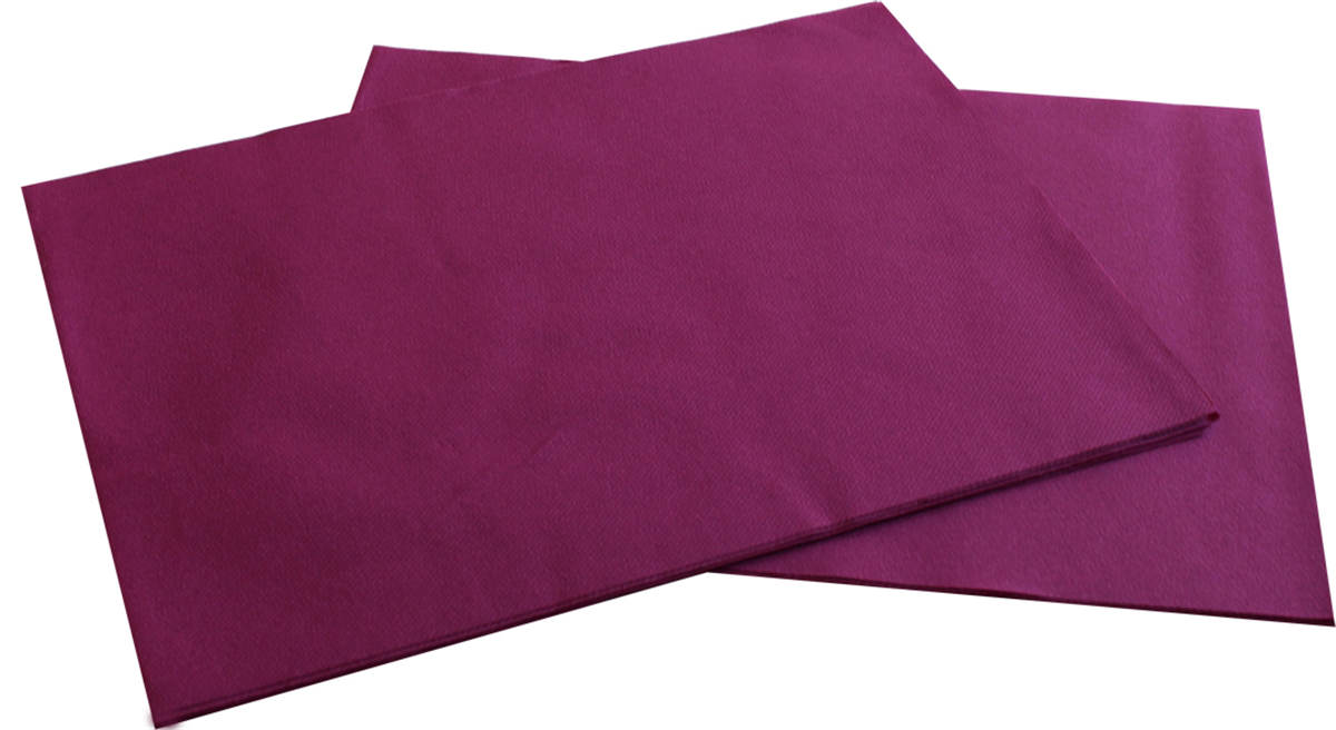 Non-woven table placemats - Aubergine - Tango (909319) (1 X 250 units)