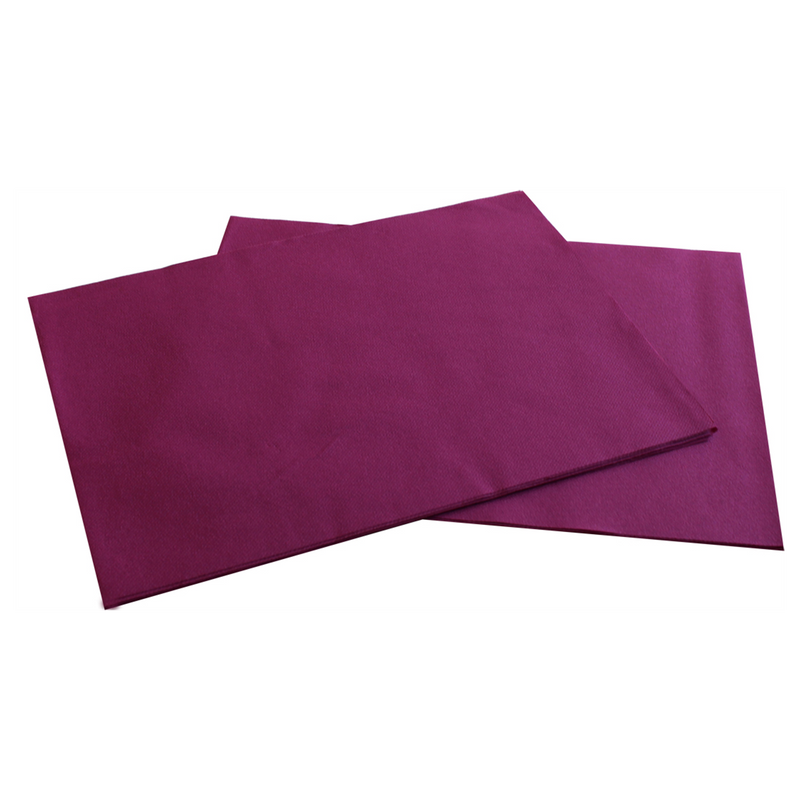 909319 - set table non tisse 30x40 aubergine (1 x 250 unités )