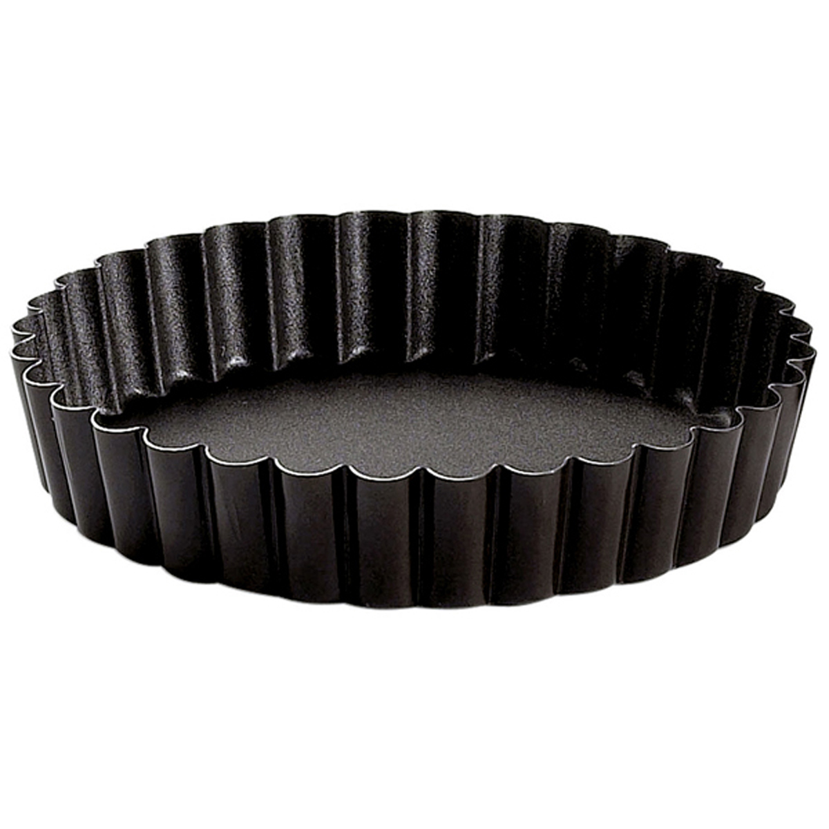 Fluted tartlet tin - Solid bottom - ø 9x1.5 cm ( 911014 ) (1 X 1 unit )