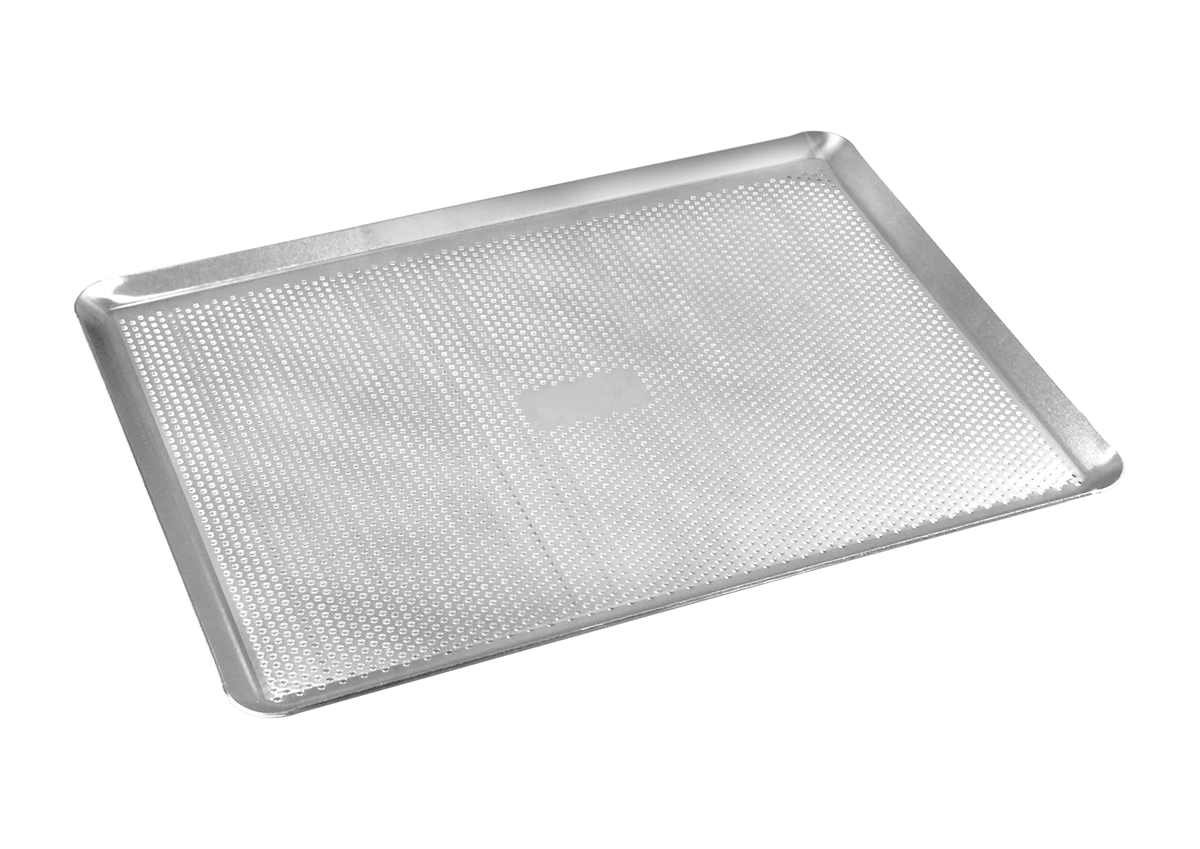Perforated baking sheet ps aluminum - 530 mm x 325 mm x 10 - 987106 - (1 x 1 unit)