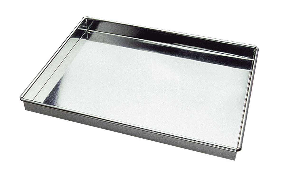 Caisse à genoise-inox-386x236 mm int / 400x300 mm ext. - hauteur - 911003 -(1 x 1 unité )