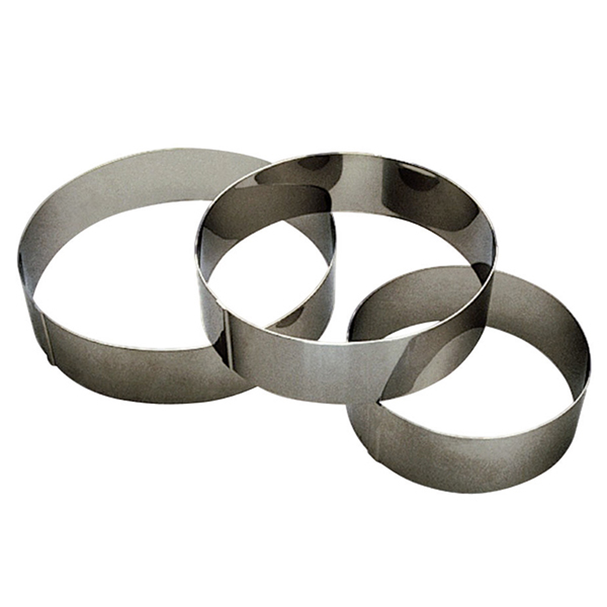 Cercle à vacherin inox - epaisseur 10/10e - d 280 mm h 60 mm - 097160 - (1 x 1 unité )