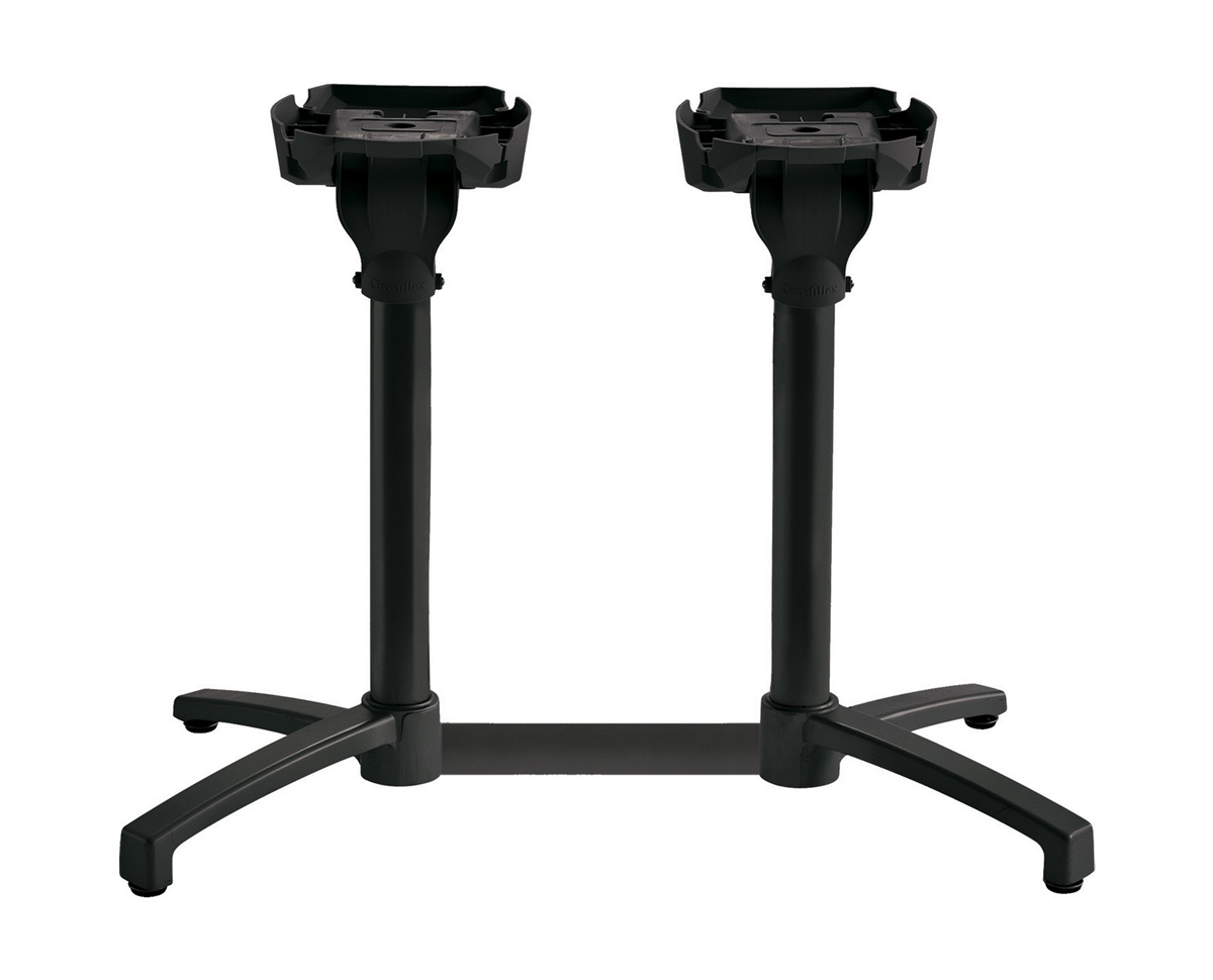 Pied table double - Noir - X-One ( 009766 ) (1 X 1 unité )
