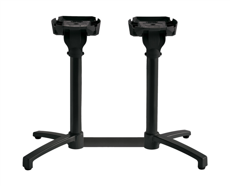 Pied table double - Noir - X-One (1 X 1 unité )