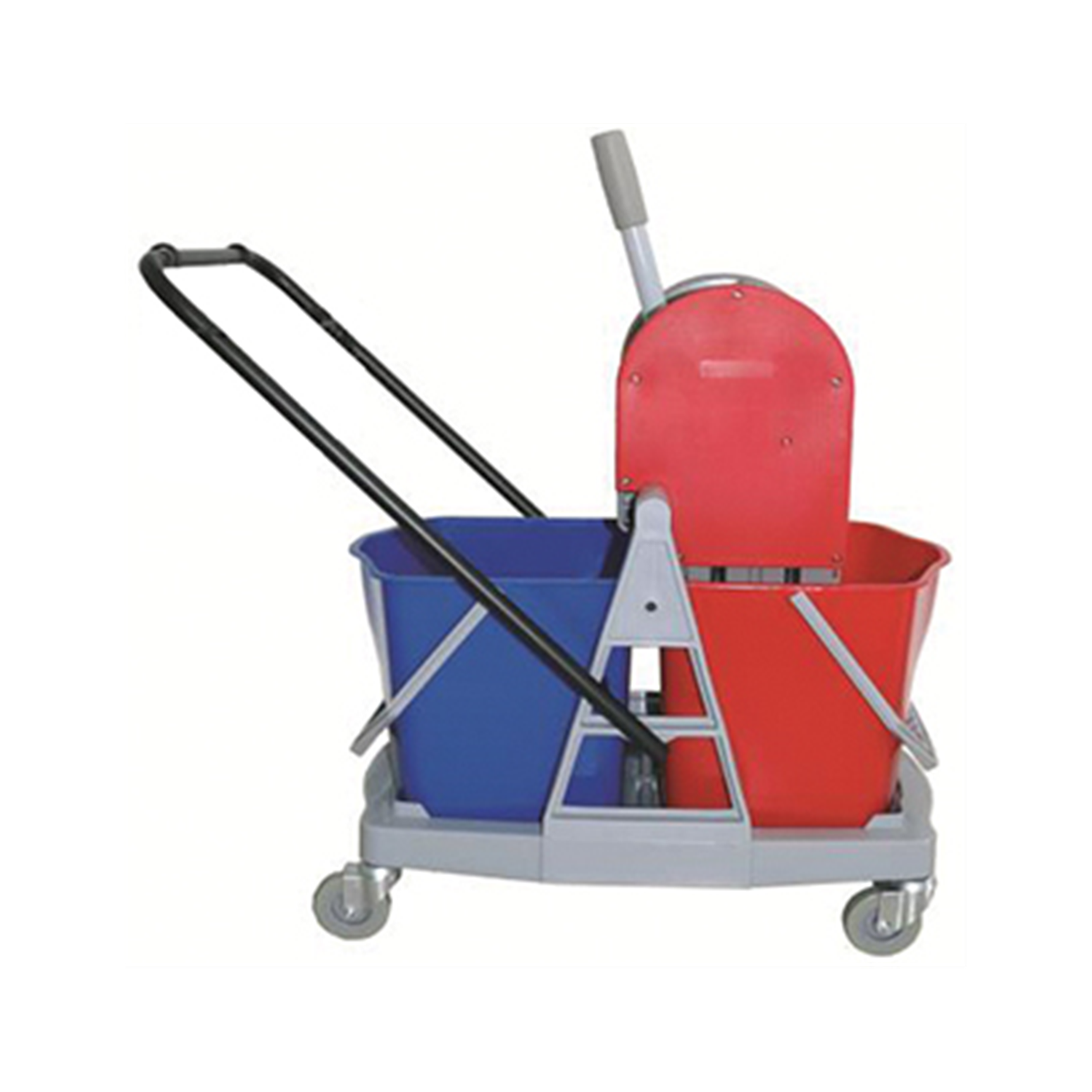 Chariot + 2 seaux + presse - 71x43x93 cm ( 007001 ) (1 X 1 unité )