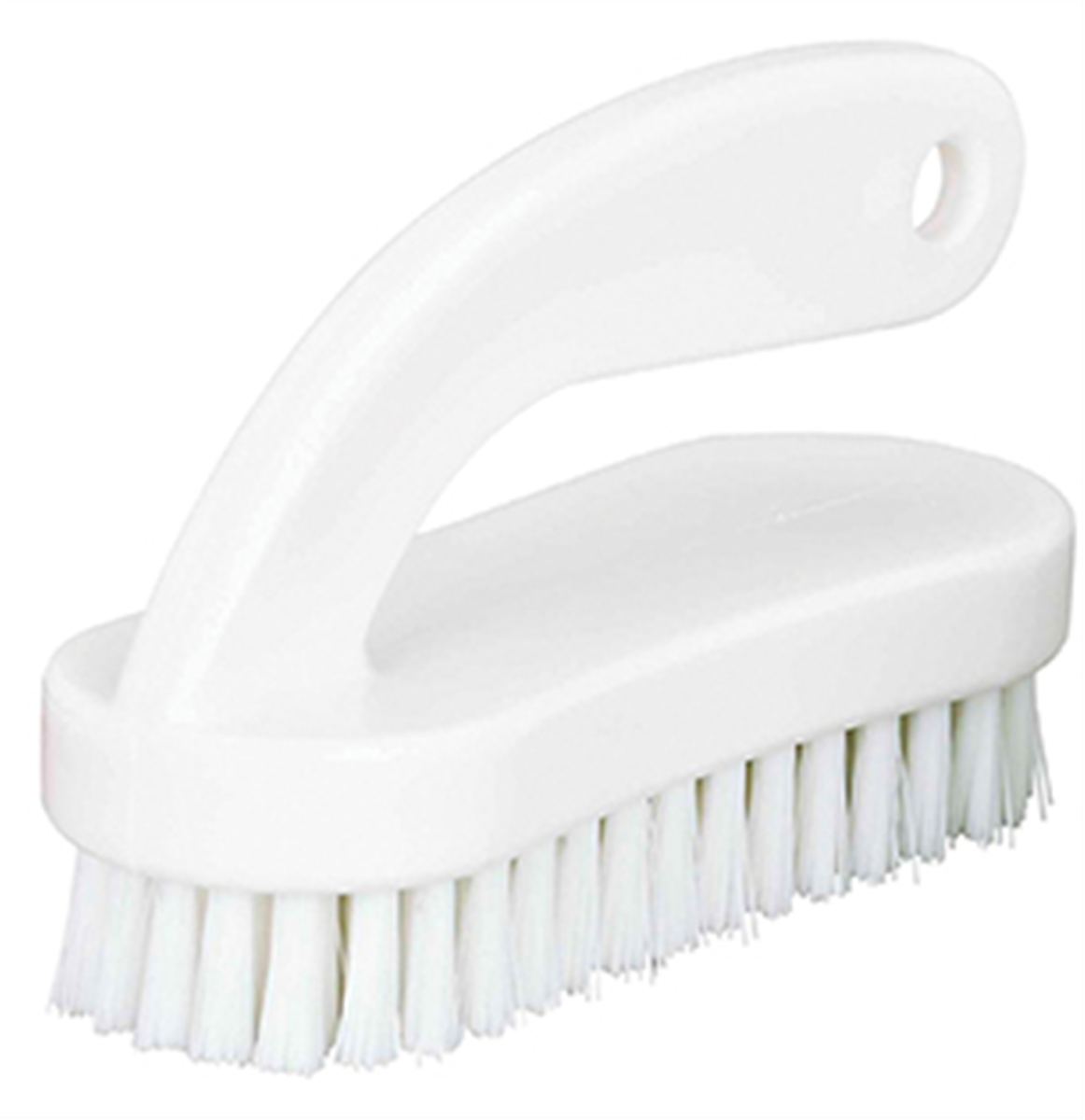 Brosse à ongle avec poignée - Blanc ( 007115 ) (1 X 1 unité )