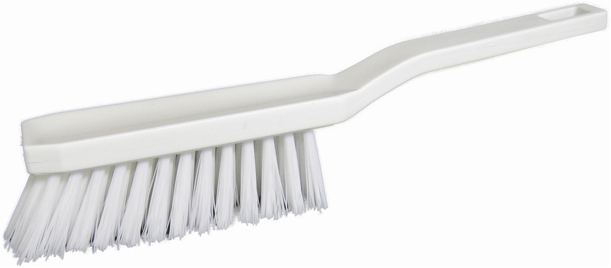 Balayette droite fleuré 29 cm - Blanc ( 007095 ) (1 X 1 unité )