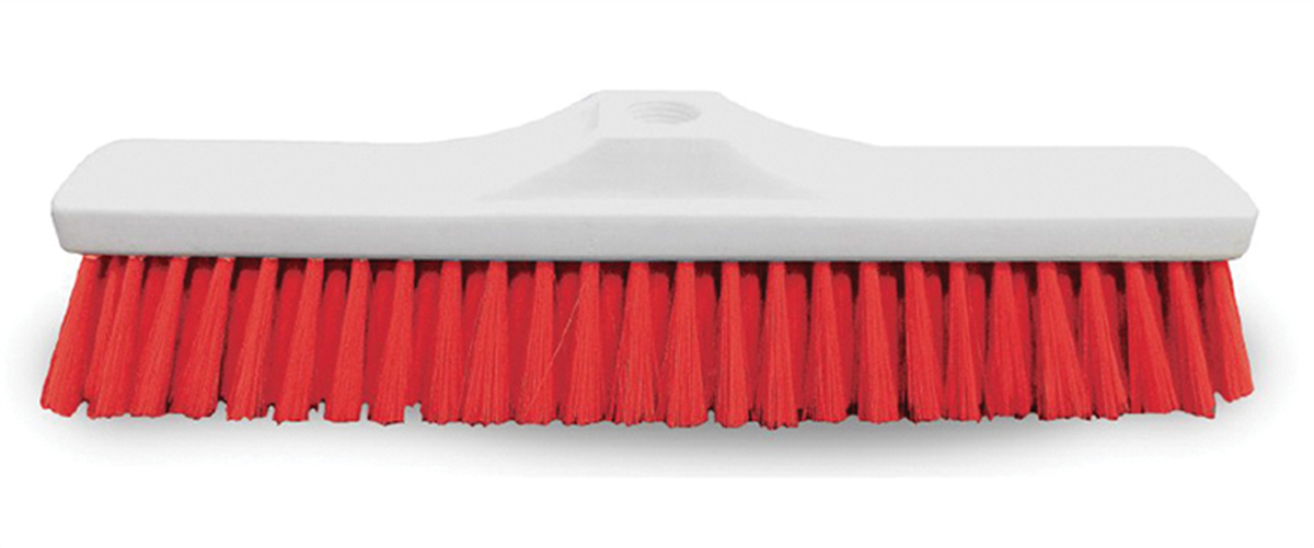 Balai droit 37,5 cm - Doux - Rouge ( 007064 ) (1 X 1 unité )
