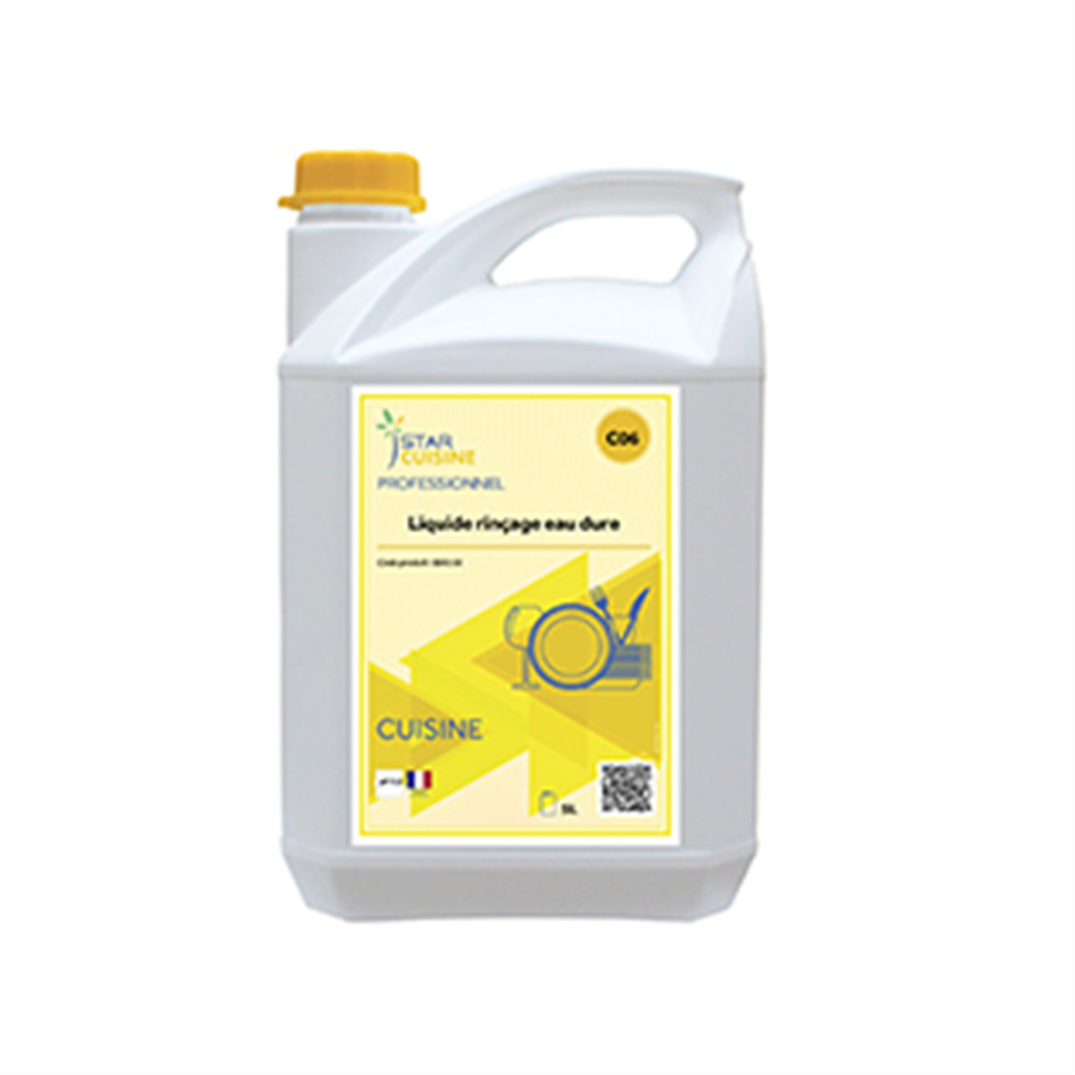 Machine rinse aid - Hard water - 5 L container (006155) (4 X 1 unit)