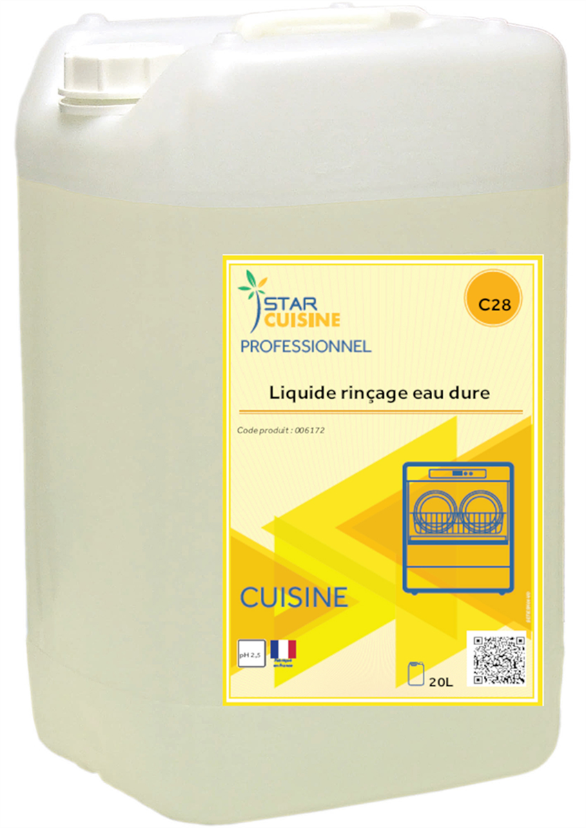 Machine rinse aid - Hard water 20 L (006172) (1 X 1 unit)