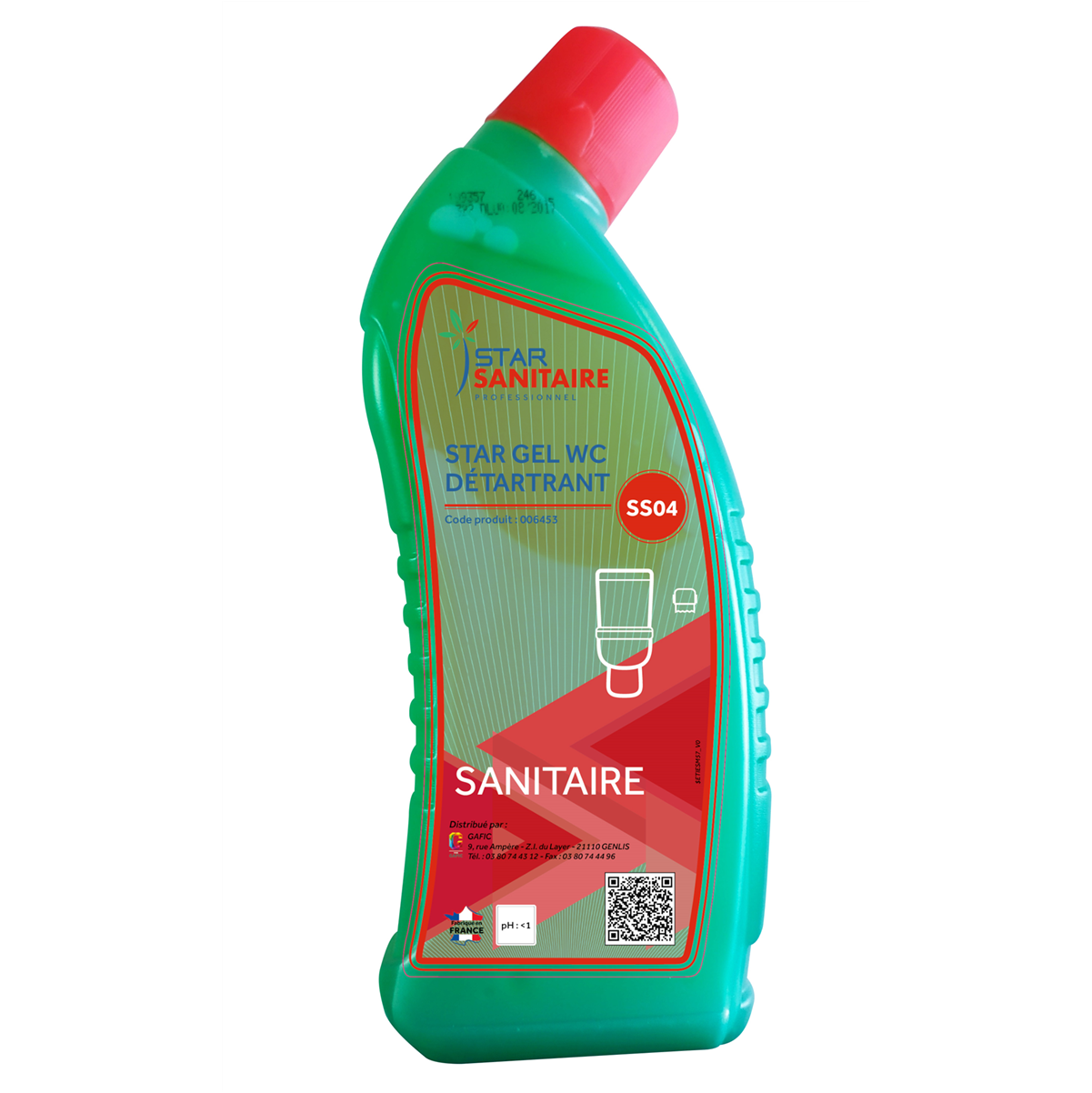 Gel WC Détartrant ( 006453 ) (12 X 1 unité )