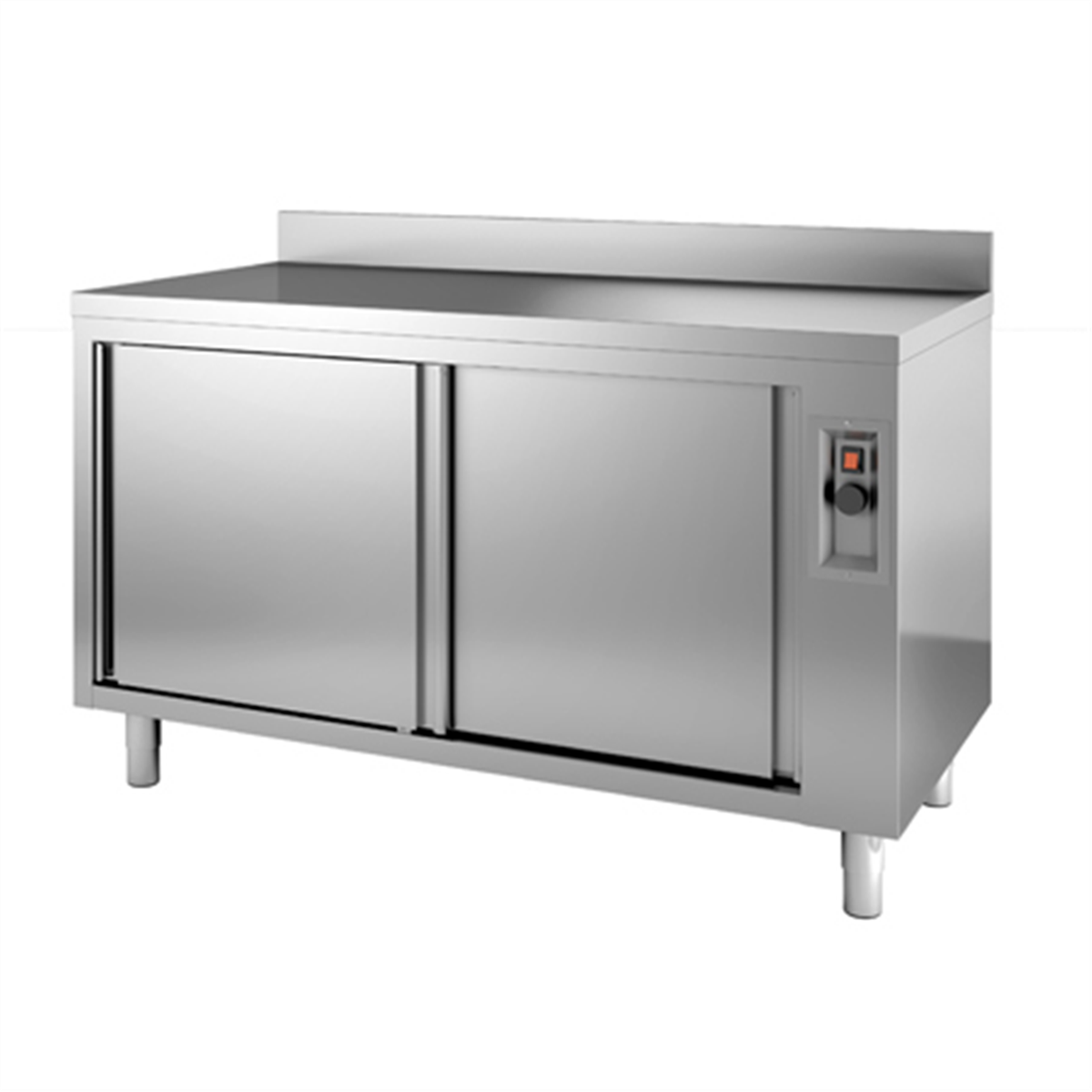 Meuble bas chauffant adossé 1600x700x850/900mm ( 818043 ) (1 X 1 unité )