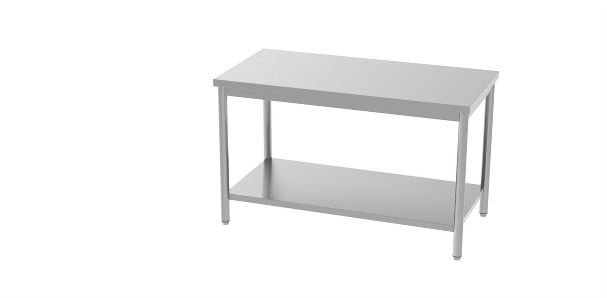 Central table with shelf - 1000x700x850/900mm (818021) (1 X 1 unit)