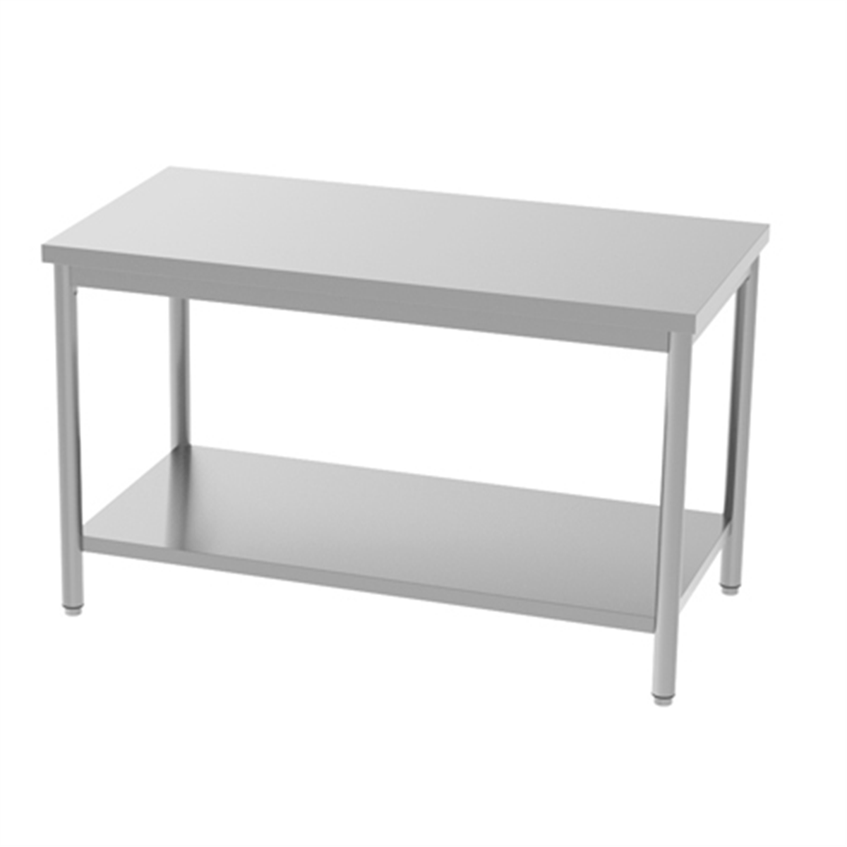 Central table with shelf - 1400x700x850/900mm (818023) (1 X 1 unit)