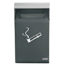 Cendrier mural 1,5 L - 152x64x255 mm - Acier (1 X 1 unité )