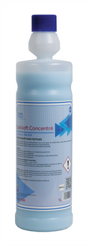 Assouplissant textile - Flacon 1 L - Quatisoft (6 X 1 unité )
