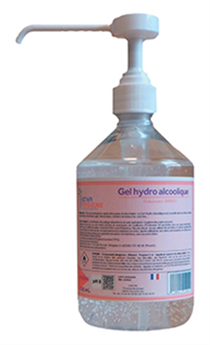 Gel hydro alcoolique - 500 ml ( 006924 ) (6 X 1 unité )
