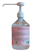 Gel hydro alcoolique - 500 ml (6 X 1 unité )