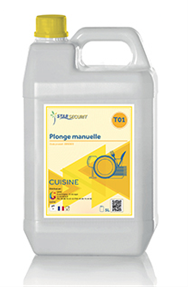 Manual dishwashing liquid - 5 L container (006901) (4 X 1 unit)