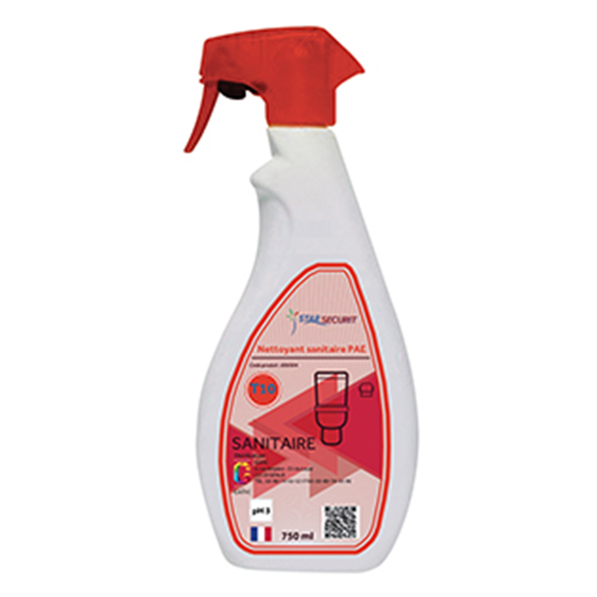 Nettoyant sanitaire PAE - Vaporisateur 750 ml ( 006904 ) (6 X 1 unité )