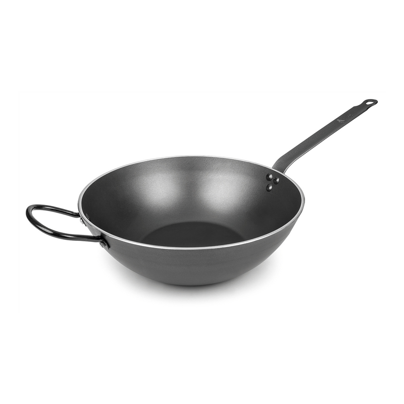 911291 - wok aluminium anti adhésif avec poignée 30cm (1 x 1 unité )