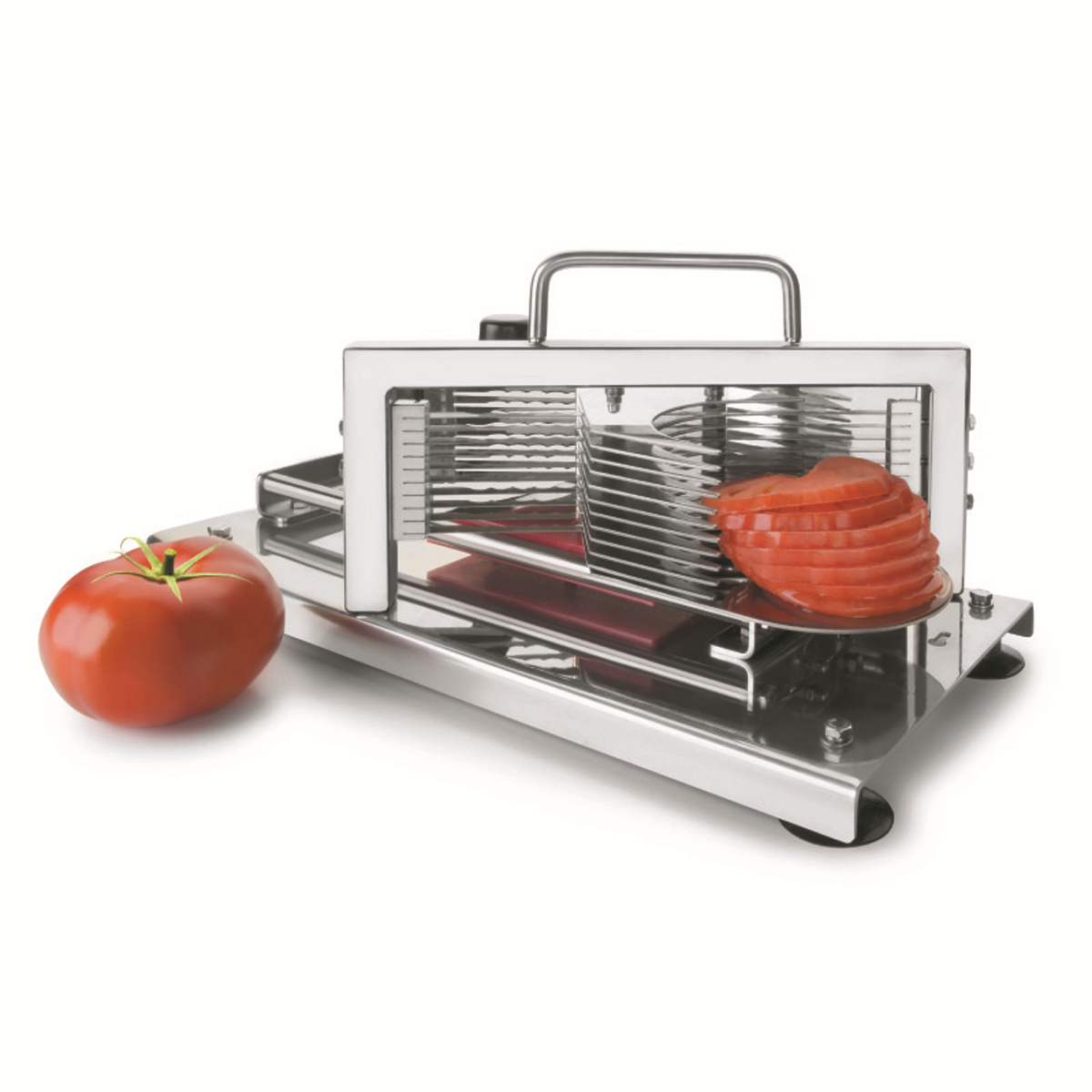 Coupe-tomates rondelles 43,2x20,2x21 cm -  Inox  ( 089410 ) (1 X 1 unité )