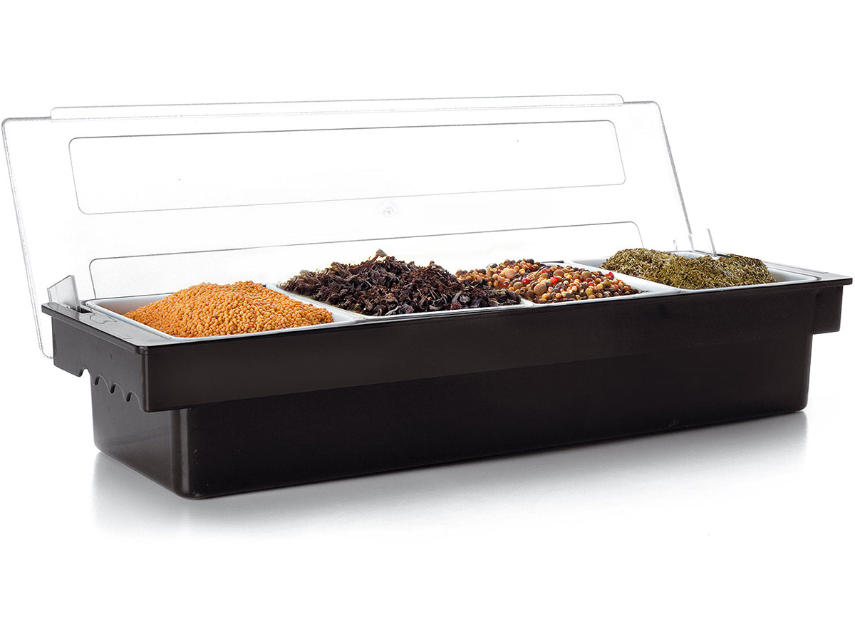 Boîte à 4 compartiments pour bacs 750ml - 50x16x9 cm ( 889937 ) (1 X 1 unité )