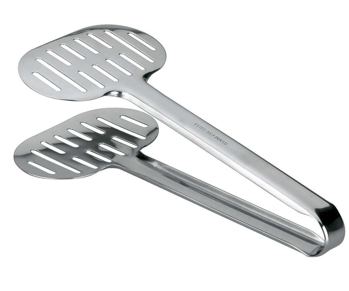 Burger tongs - 18/10 stainless steel (914499) (1 X 1 unit)