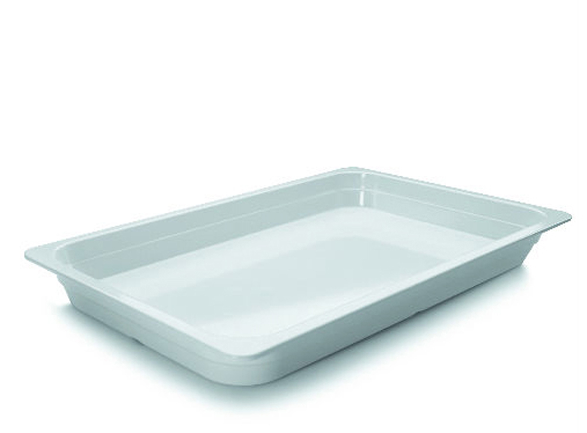 Bacs mélamine blanc GN 1/1 - Plein - 530x325 mm ( 889931 ) (1 X 1 unité )