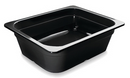 Bacs mélamine noir GN 1/2 - Plein - 325x176 mm (1 X 1 unité ) - 889935