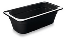 Bacs mélamine noir GN 1/3 - Plein - 325x176 mm (1 X 1 unité ) - 889936