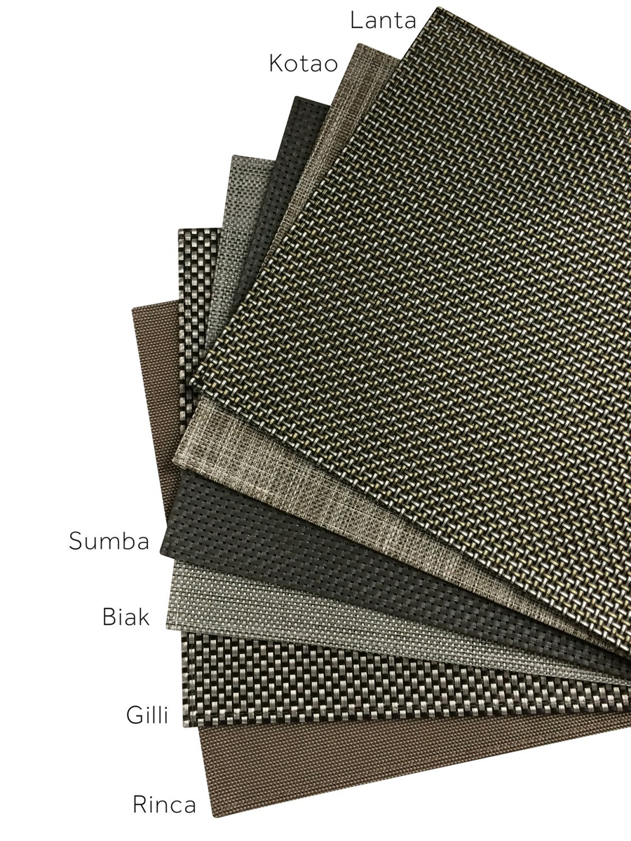 Placemat - Woven Vinyl 45x30 cm - Sumba ( 914212 ) (6 X 1 unit)