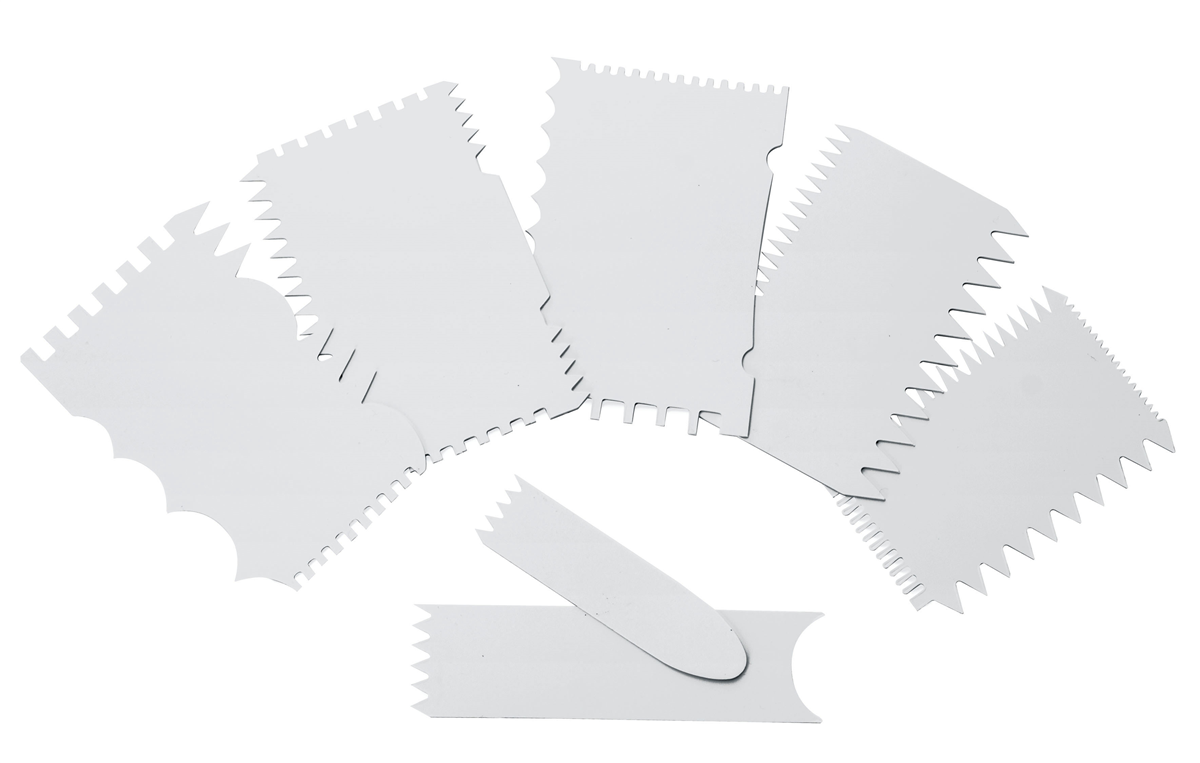 Decorating comb set - 7 combs (089407) (1 X 1 unit)