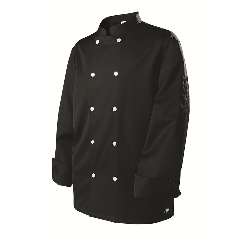 981423 - veste de cuisine polycoton noire manches longues blake (1 x 1 unité )