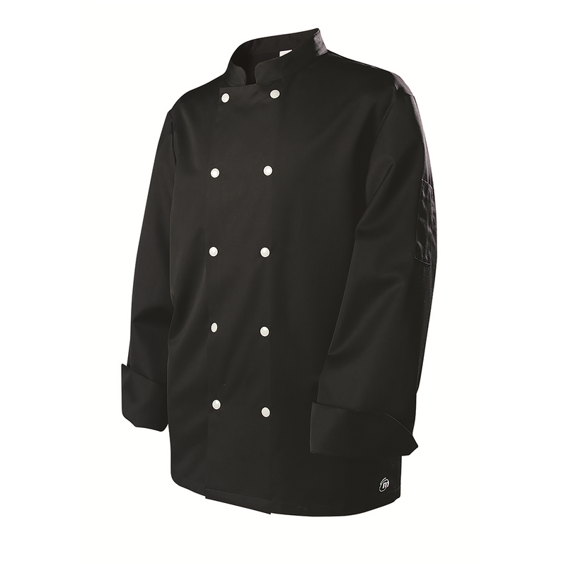 981426 - veste de cuisine polycoton noire manches longues blake (1 x 1 unité )