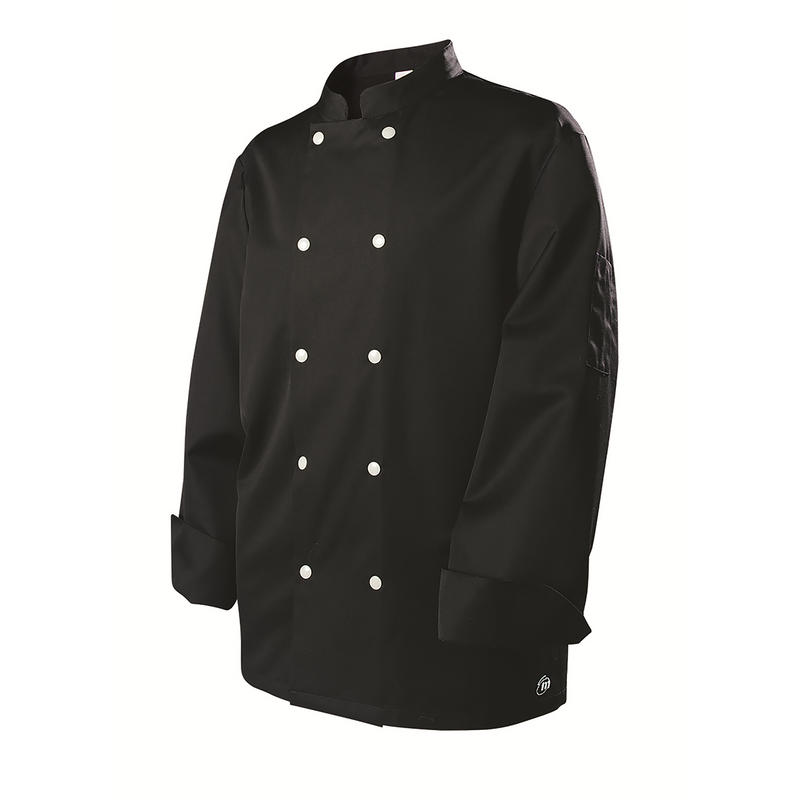 981429 - veste de cuisine polycoton noire manches longues blake (1 x 1 unité )