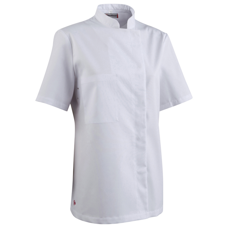 982156 - veste femme polycoton manches courtes blanche busi (1 x 1 unité )