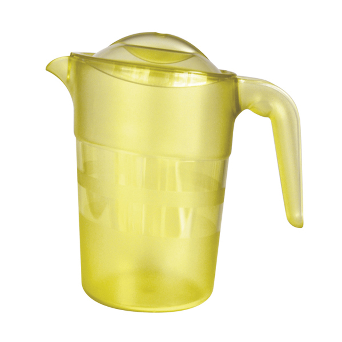 Pitcher 1 L without lid Copolyester Lime yellow (086094) (6 x 1 unit)