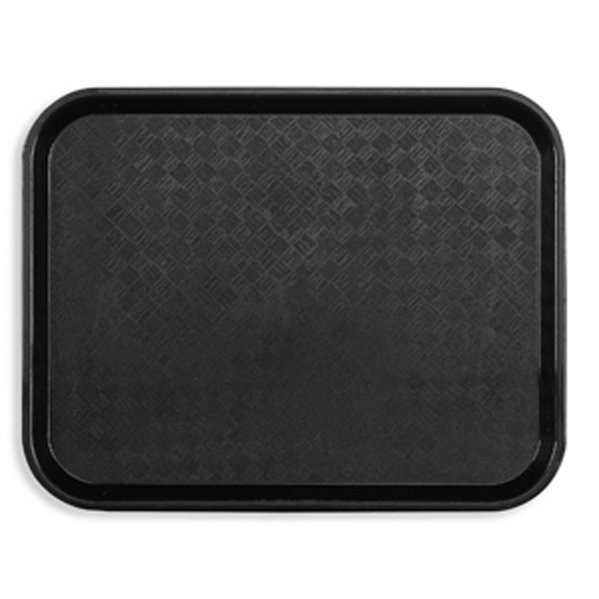 Tray-Polypropylene 46x36cm-Black-Fast food ( 890463 ) (40 X 1 unit )