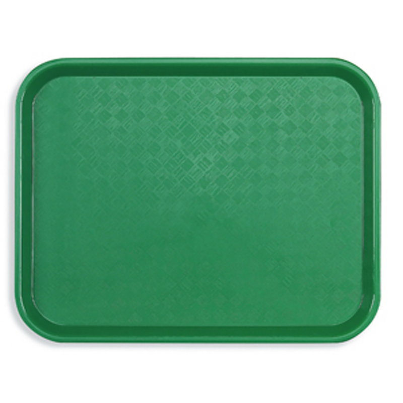 Plateau-Polypropylène 46x36cm-Vert-Fast food