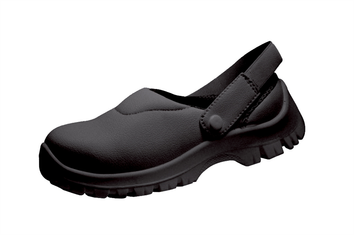 Black safety clogs size 46 (903750) (1 x 1 unit)